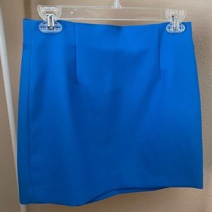 NWT Blue Zara mini skirt